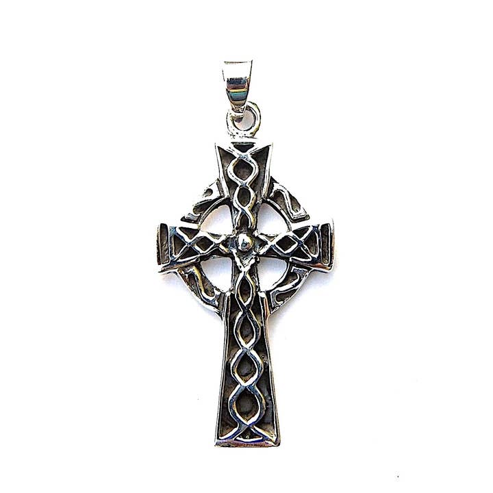 Silver Jewellery Cavern Wholesale - Wholesale Individual Charm/Pendant - Large Celtic Cross Pendant