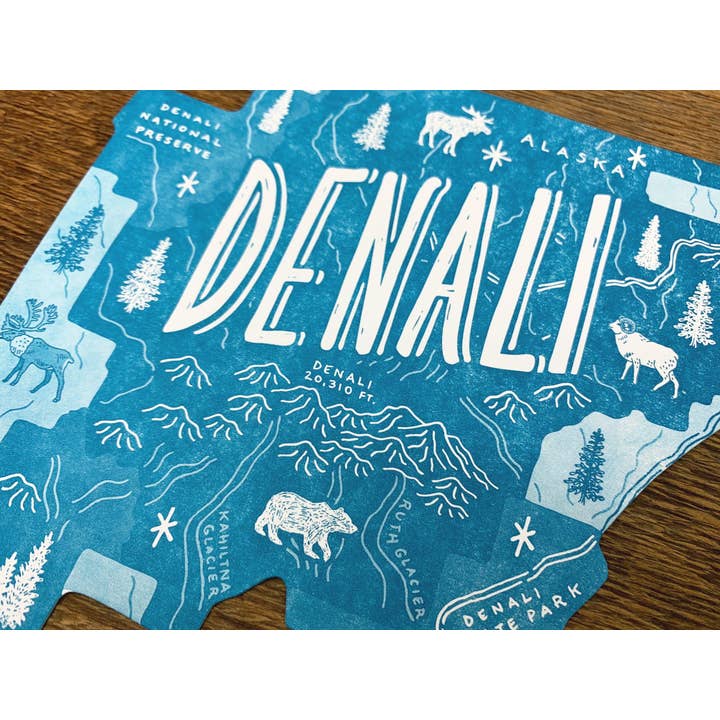 Noteworthy Paper & Press - Wholesale Postcard - Denali National Park Postcard3