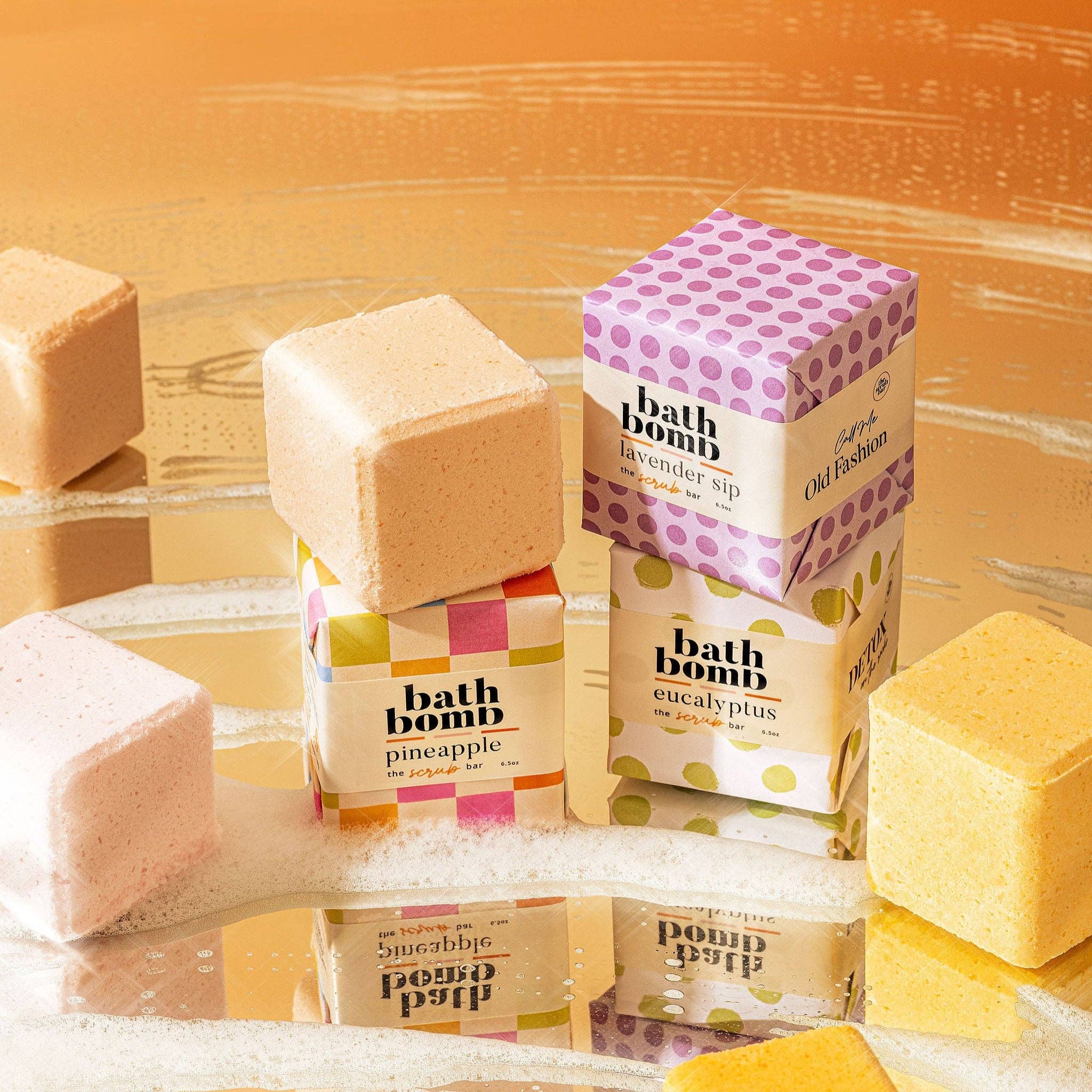 The Scrub Bar - Wholesale Bath Bomb/Fizz - Pour Decisions - Pink Cherry Bath Bomb 6.5oz3