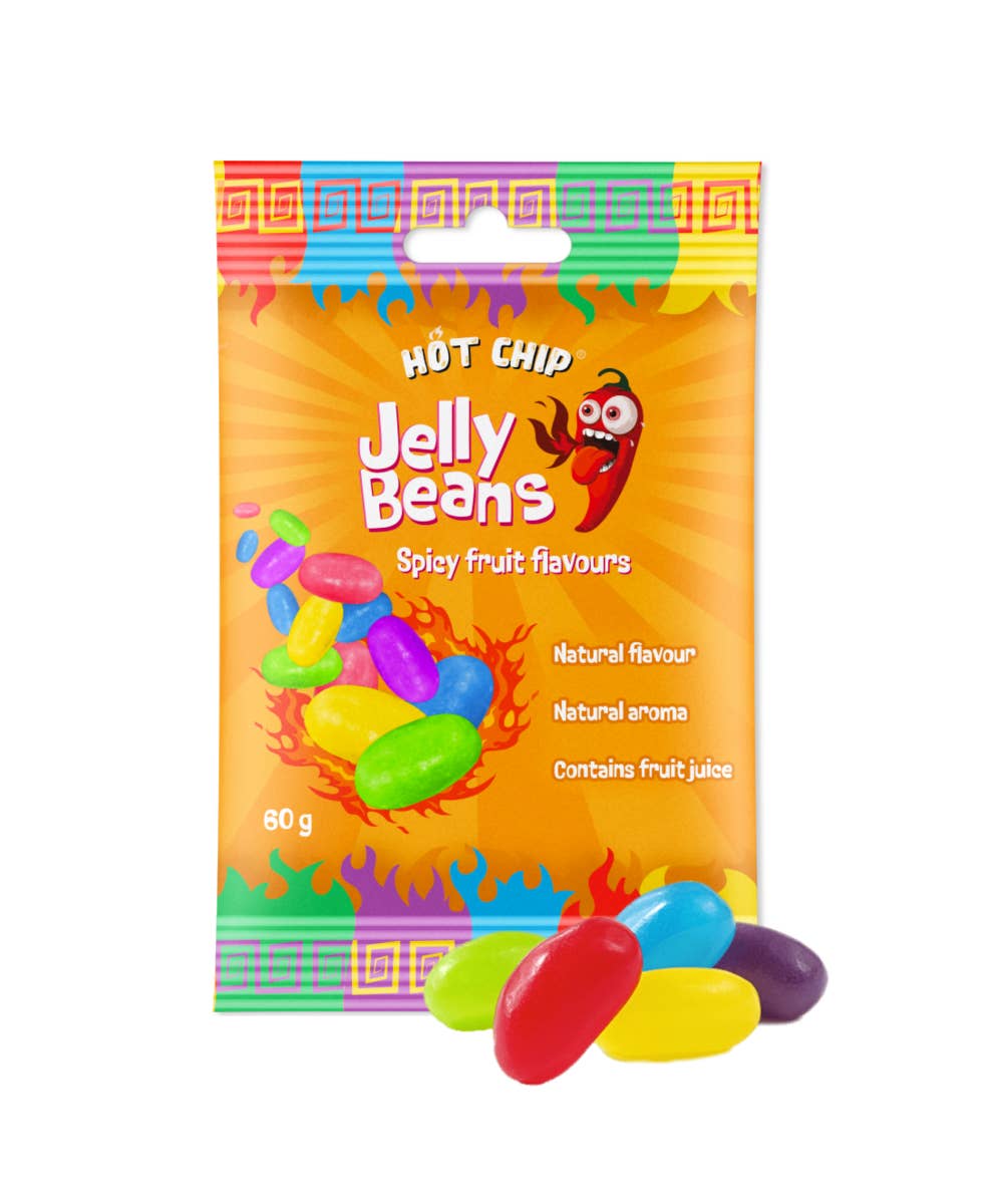 HOT-CHIP - Wholesale Gummy - Jelly Beans Spicy Flavours 60g