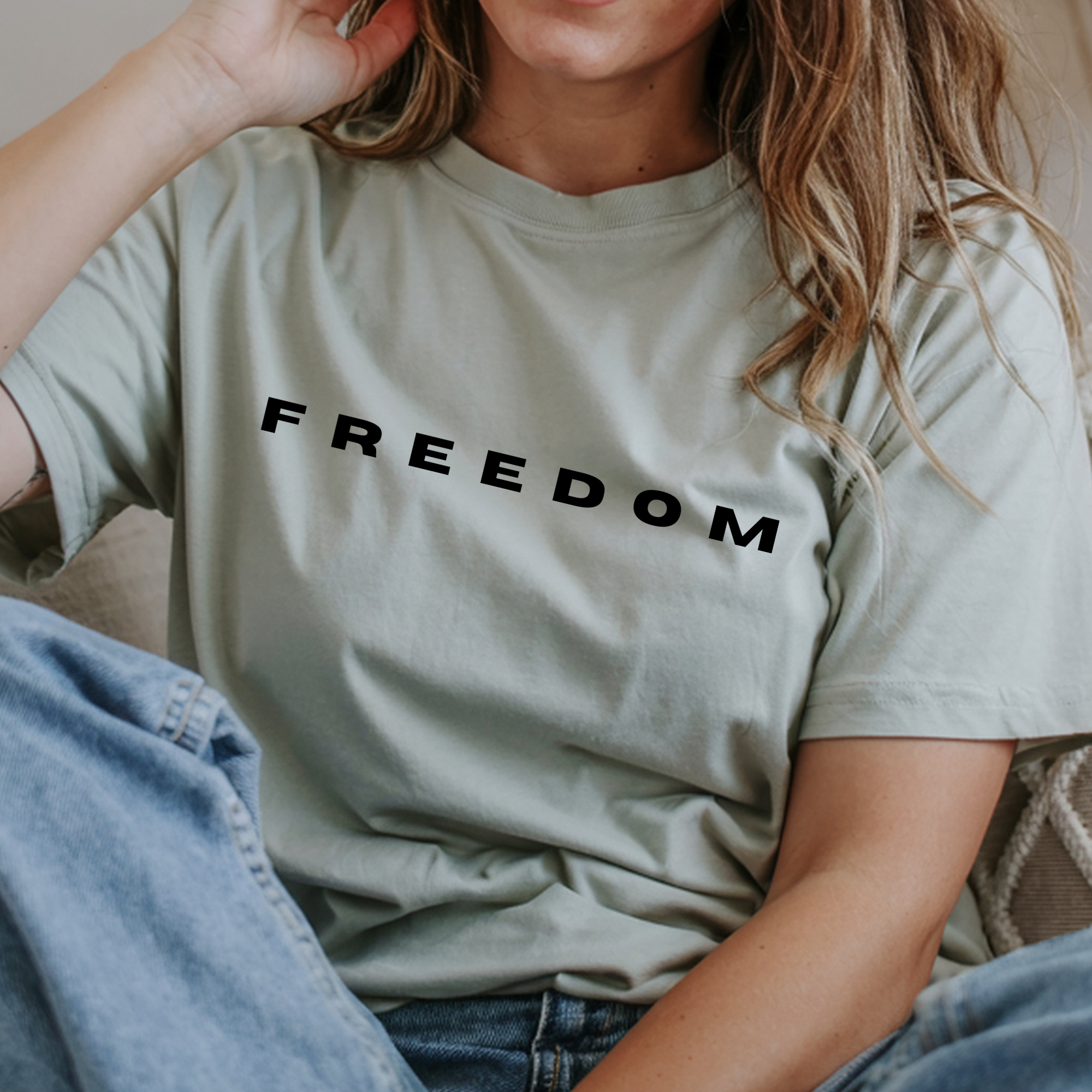 RusticPrintStudio - Wholesale Screen Printed T-Shirt - Women's - Freedom Charlie Kirk T Shirt Protest T-Shirt Activist Shirt1