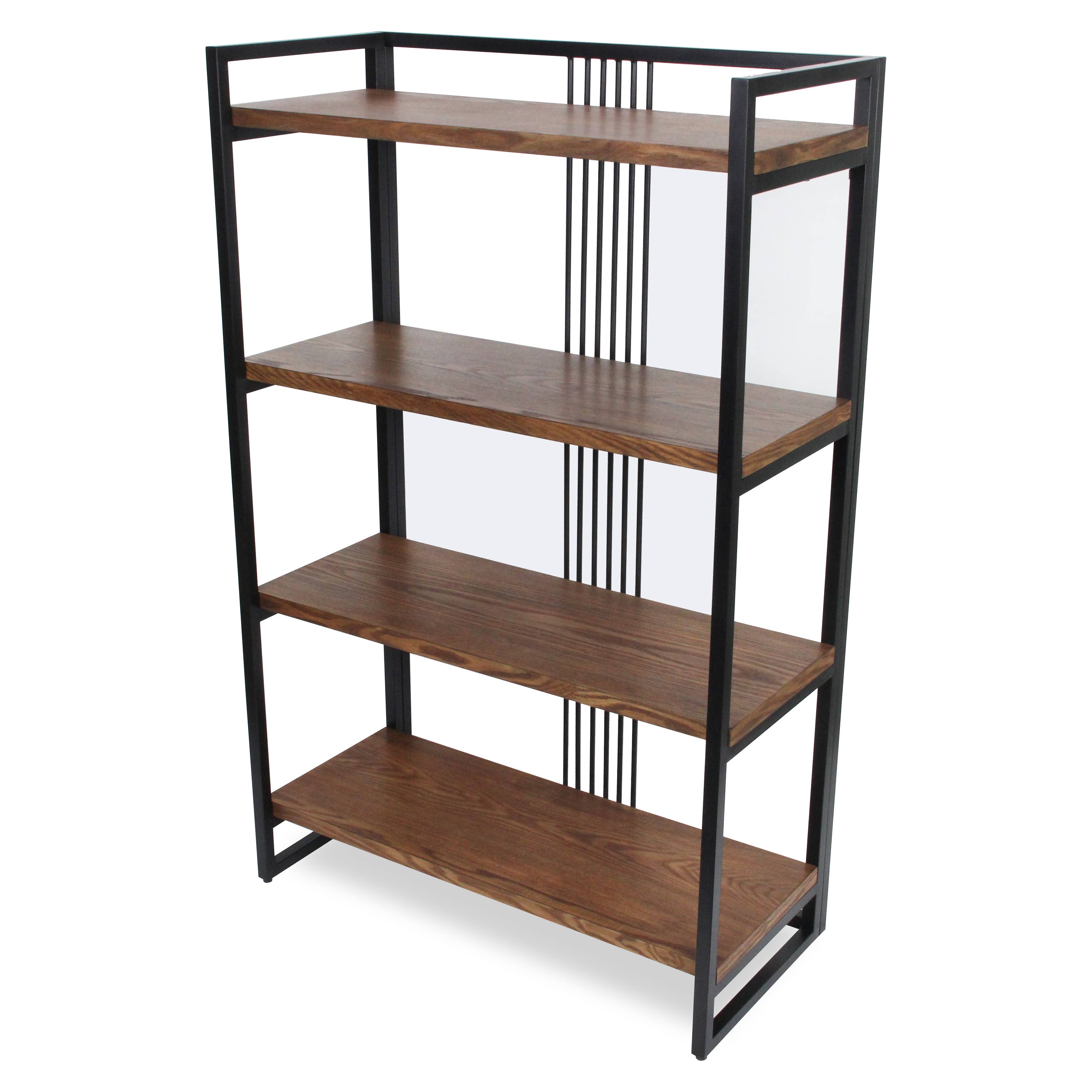 Cheungs Home Decor - Wholesale Free Standing Shelf - Lauxel Metal Framed Wood Shelf8