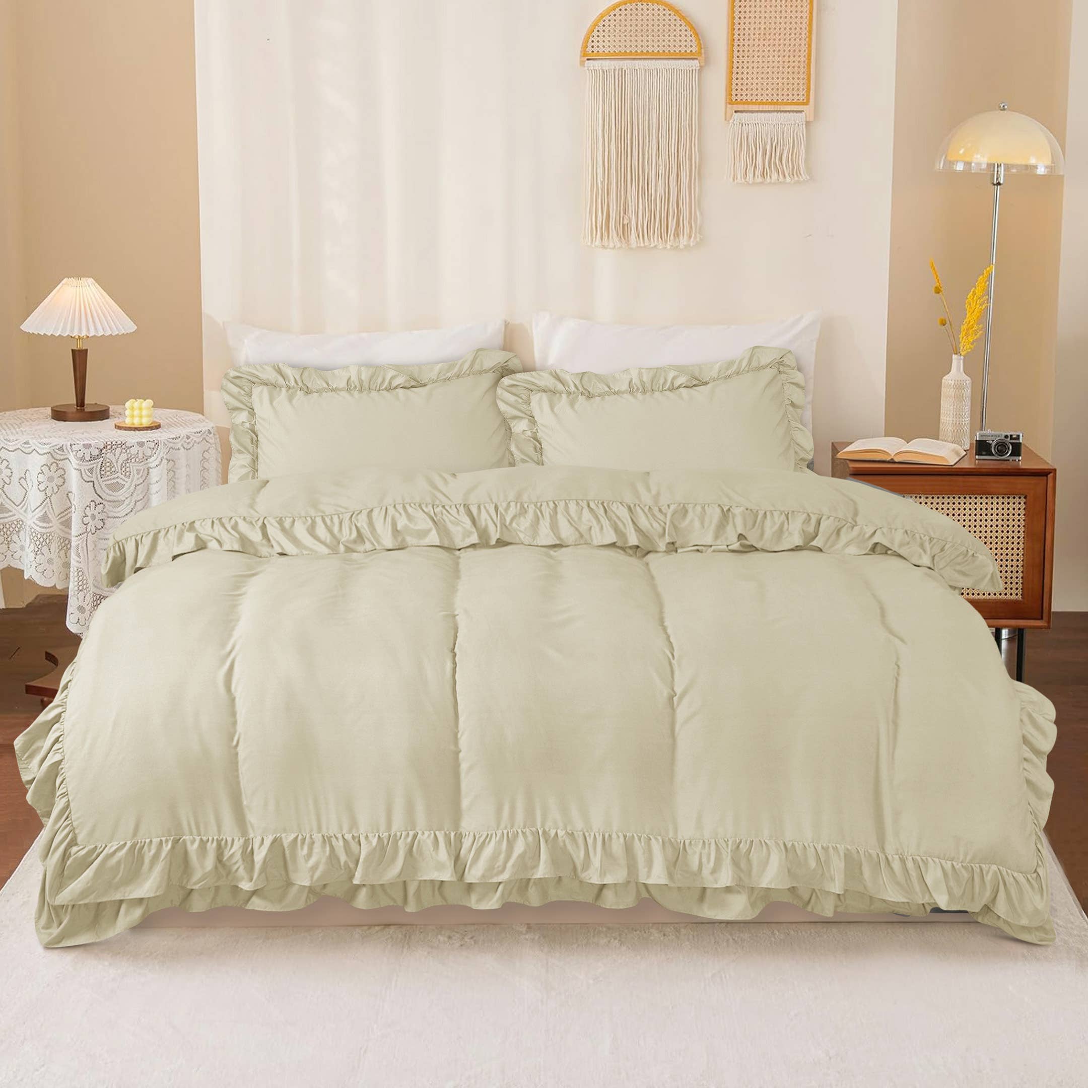 Cotton Passion - Wholesale Bedding Set - Duvet Cover Sets Frilled Duvet Set 3 Pcs Comforter Sets14