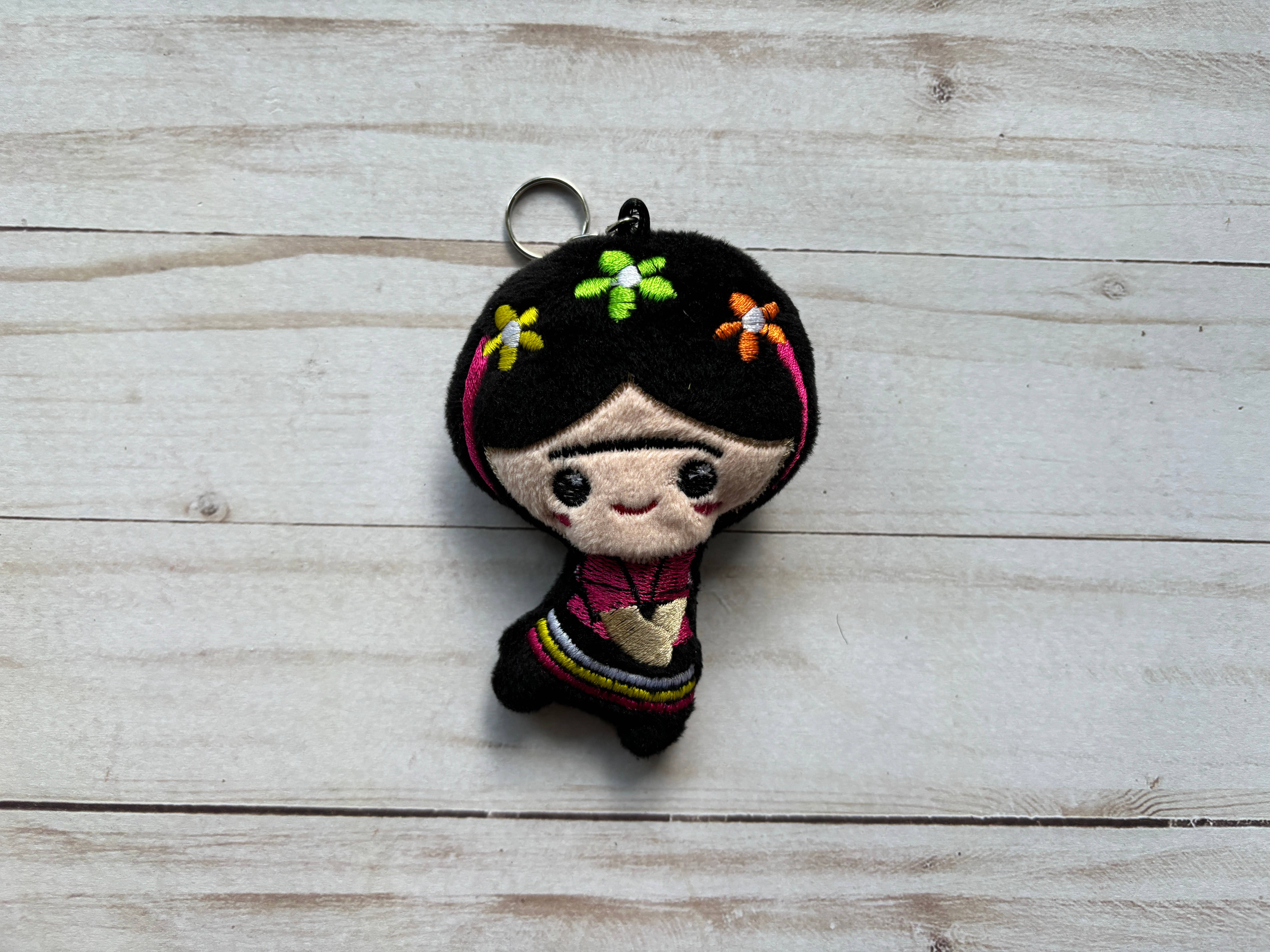 Viva Greetings – wholesale Keychain – Unisex – Embroidered Plush Keychain Mexican Icons9