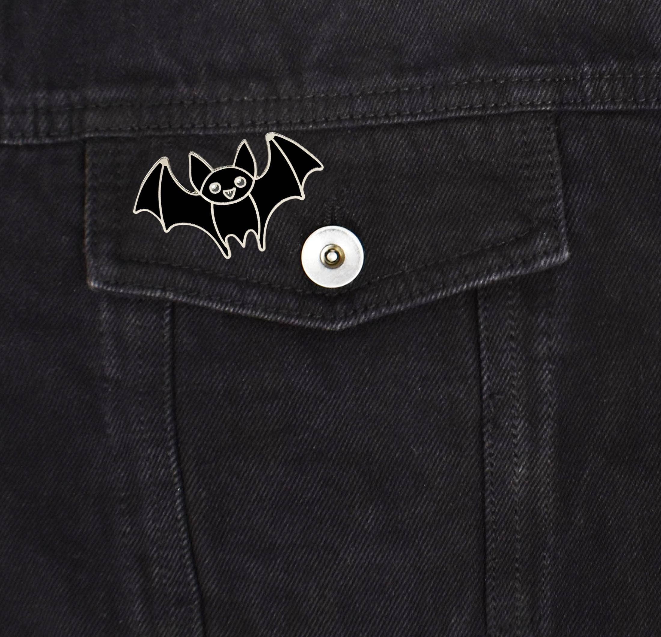Clayton Jewelry Labs - Wholesale Lapel Pin/Button - Black Bat Enamel Pin3
