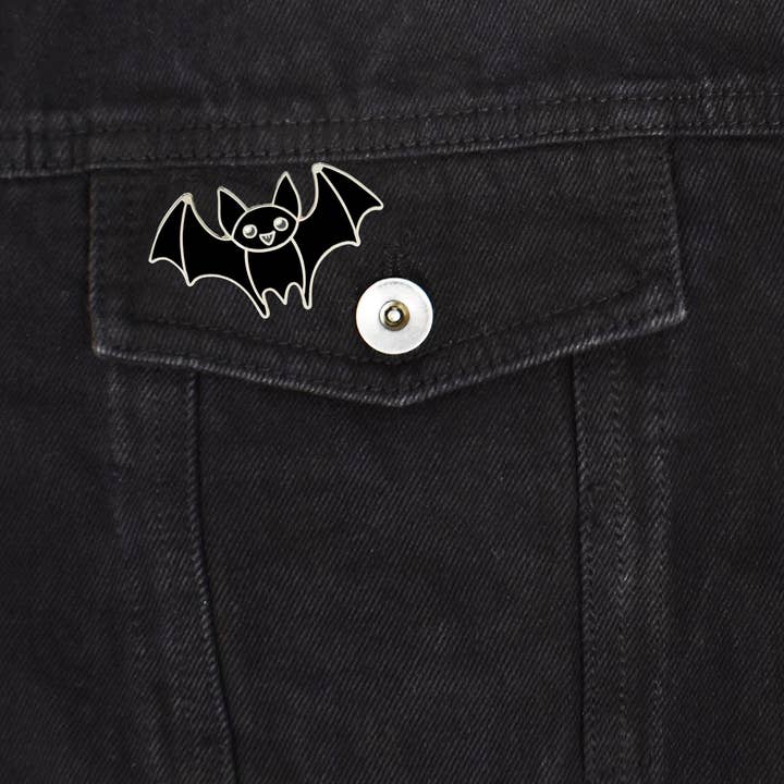 Clayton Jewelry Labs - Wholesale Lapel Pin/Button - Black Bat Enamel Pin3