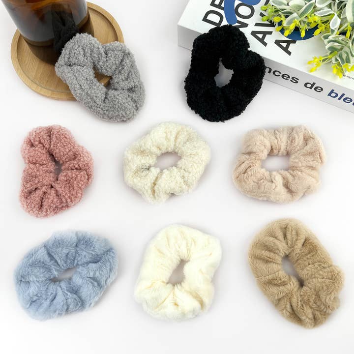 TheDivaSoap - Vendita all'ingrosso Scrunchie - Donna - Elastico per capelli grande a tinta unita9