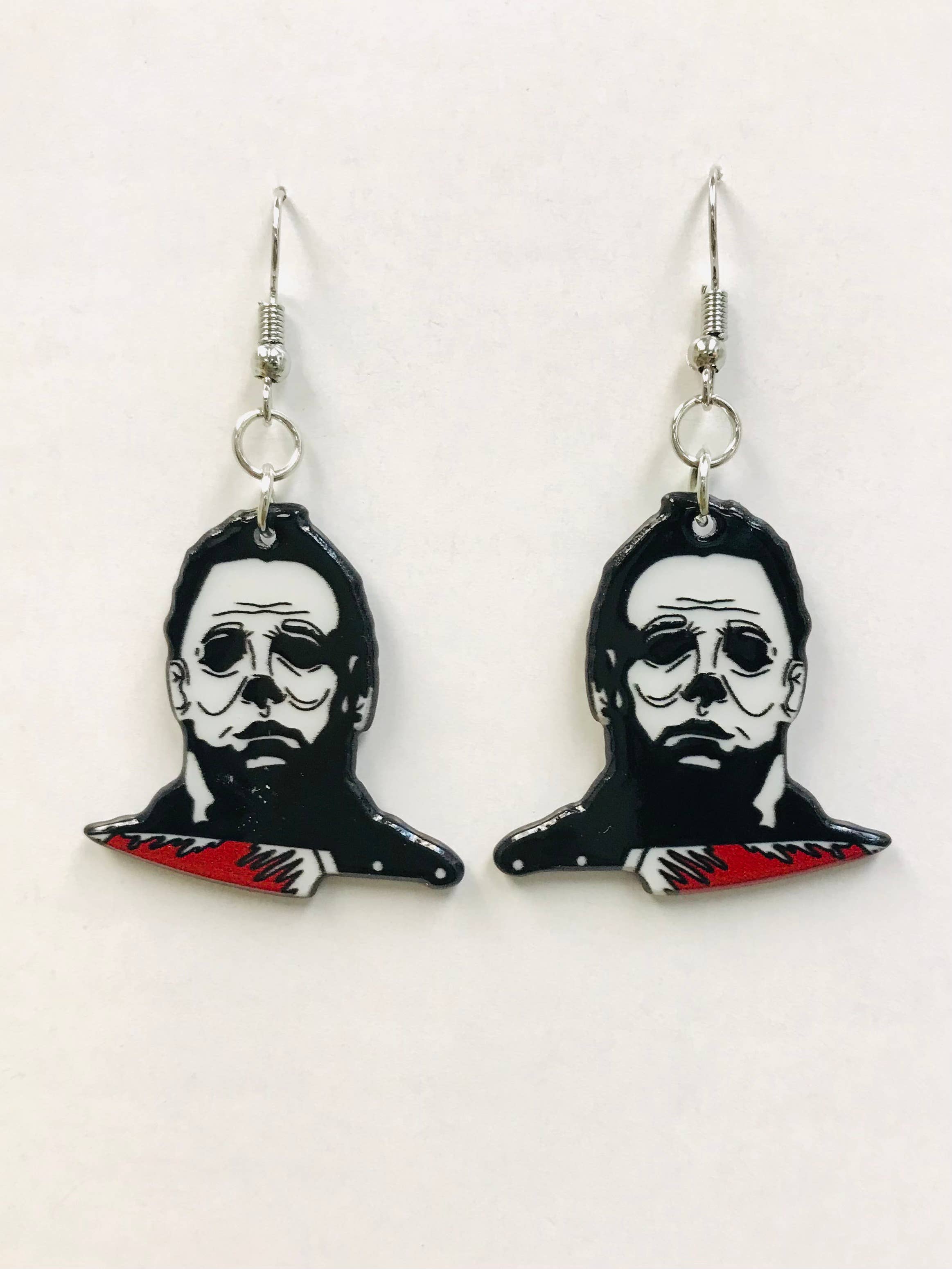 SimpleNGreat - Wholesale Dangle Earrings - Acrylic Horror Icon Earrings, Murder Earring, Halloween Gift
