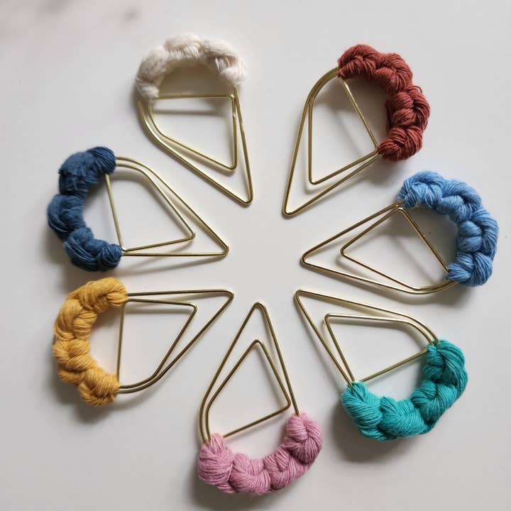 Handmade By Uruba – wholesale Bokmärke – Minimalistisk färgglad bokmärkescharm, handgjord boktillbehör2