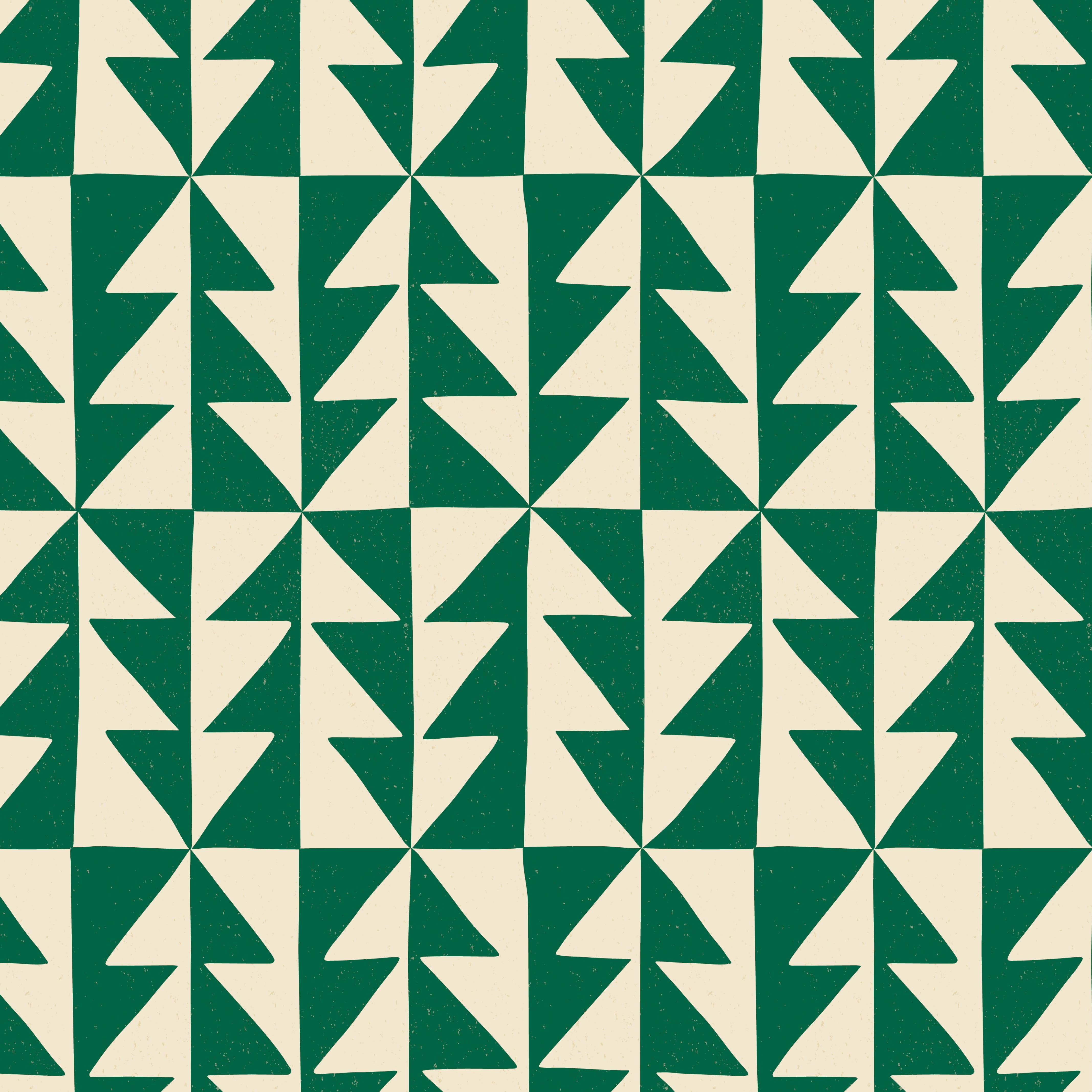 Bird & Co Studio - Wholesale Flat Wrap - Geo Pines | Retro Christmas Tree Recycled Gift Wrap Paper1