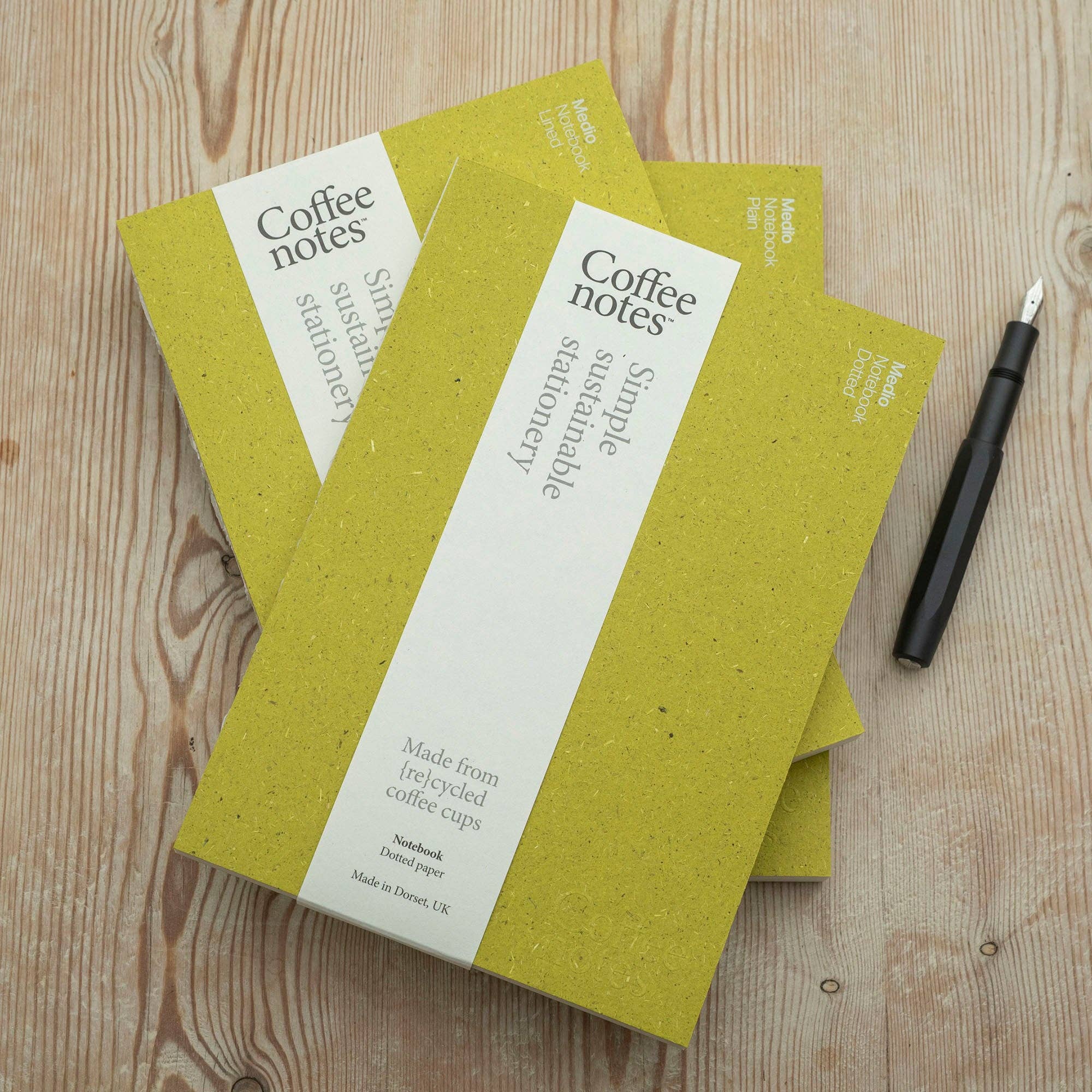 Coffeenotes - Wholesale Notebook - Grass Layflat Notebook7