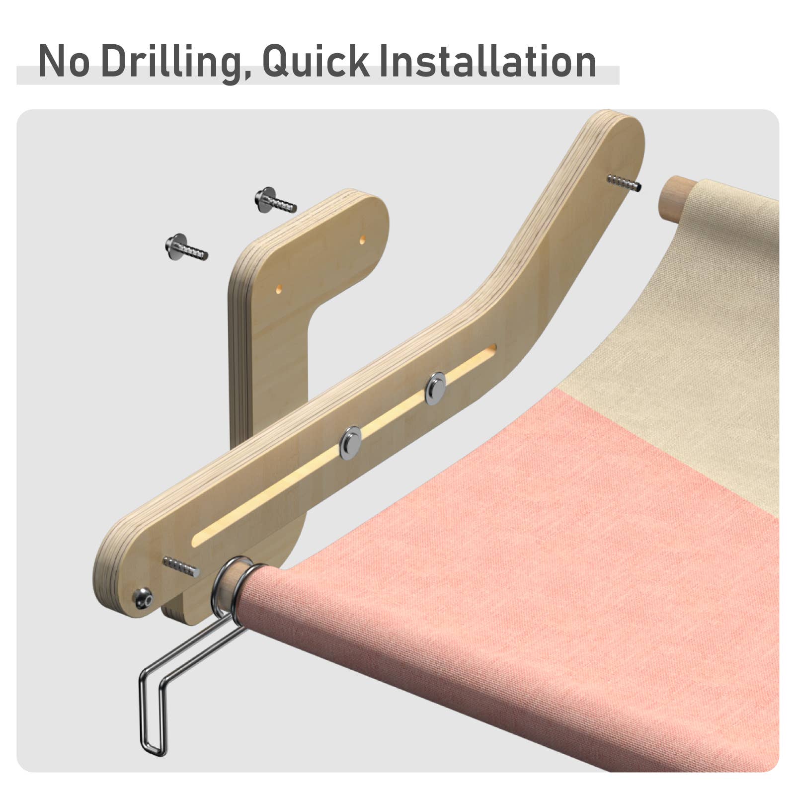 Robud & Mewoofun Official Store - Wholesale Pet Bed - Cat/Dog - New Mewoofun Cat Window Perch Assembly Hanging Bed 4 Colors6