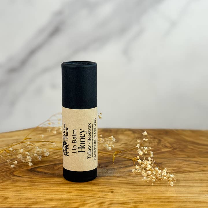 Lip Balm - Tallow (Honey) for wholesale by Petrichor+Flame