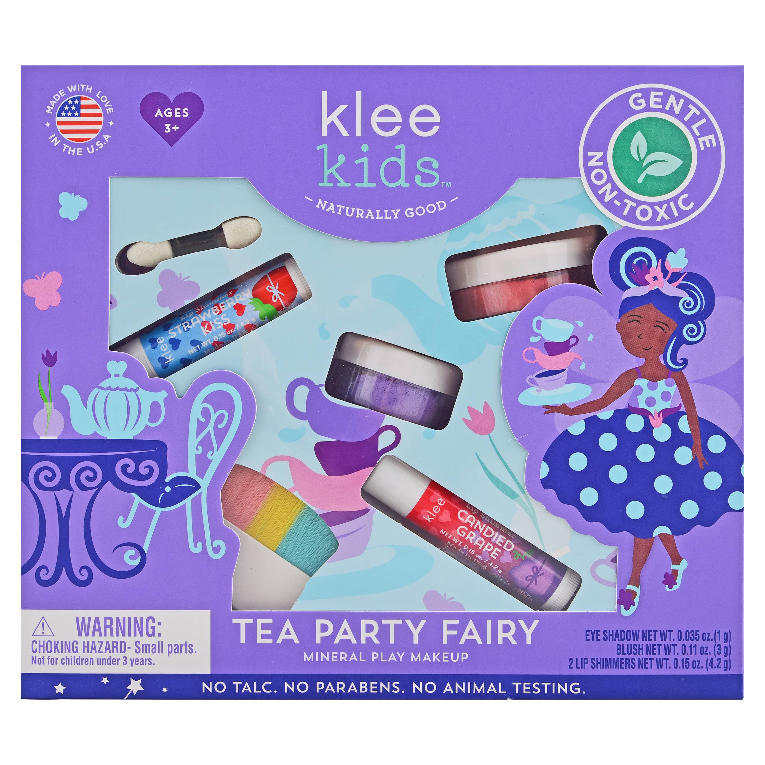 Klee Naturals - Wholesale Kids Makeup - Kids - Pom Pom Fairy - Klee Kids Natural Mineral Play Makeup Kit9