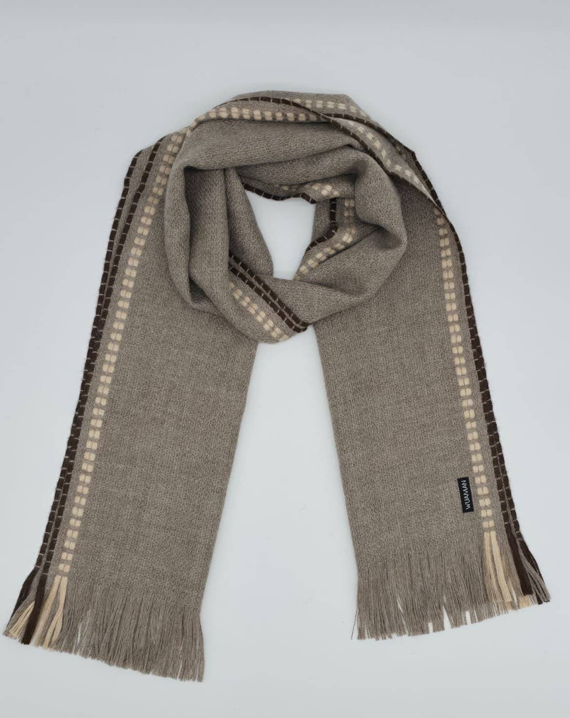 WUAMAN - Alpaca - Vendita all'ingrosso Sciarpa - Donna - Sciarpa leggera in baby alpaca per l'autunno4