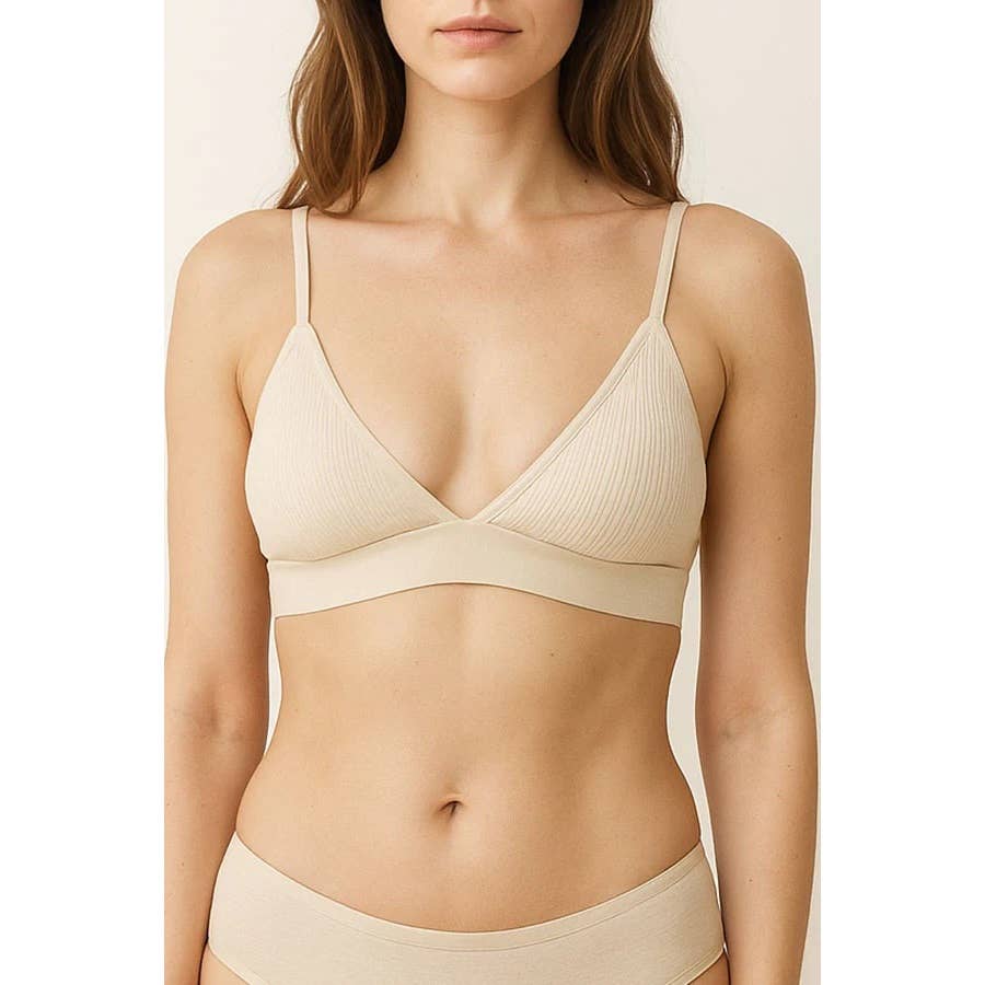 Paperdoll - Wholesale Bralette - Women's - Adjustable Straps Cotton Bralette4