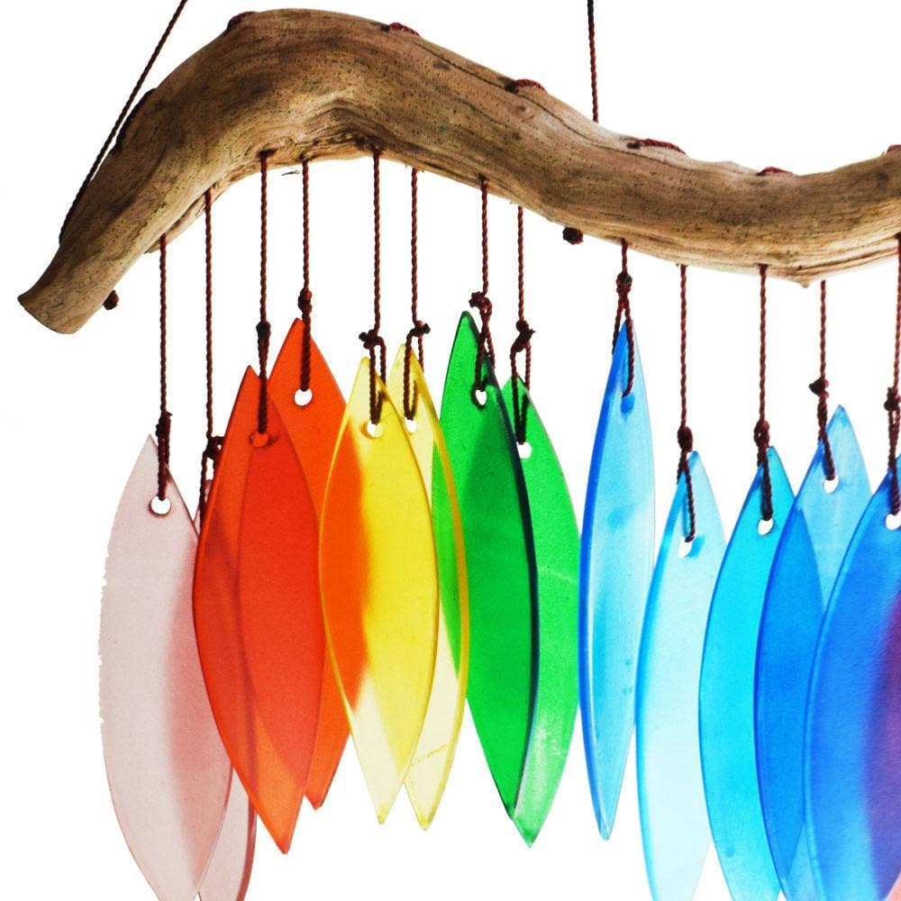 Shared Earth - Wholesale Mobile - Mobile, recycled glass, curved diamonds, rainbow colours1