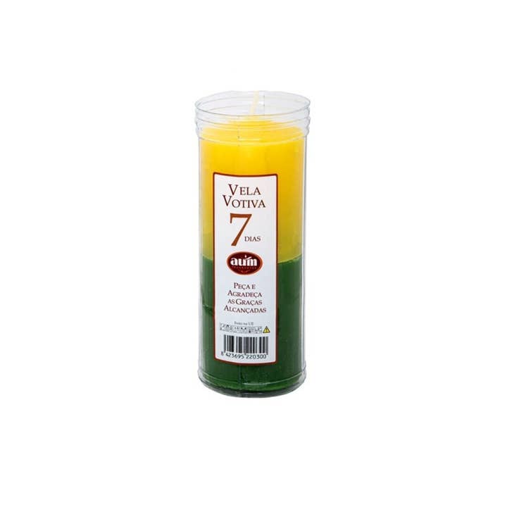 AUM Fragrances - Wholesale Votive Candle - Votive Candle 7 Days Yellow/Green