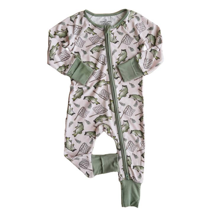 Caden Lane - Wholesale Jumpsuit - Baby - Bass Buddies Convertible Zip Romper5