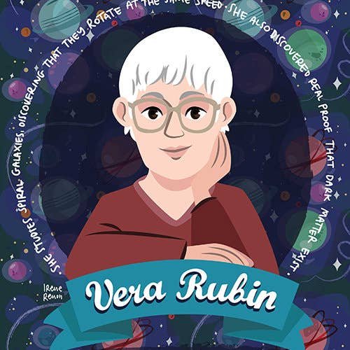 Vera Rubin, Videnskabsplakat, Kvinder i videnskab, Kvinde for engroshandel hos Irene Renon illustrations