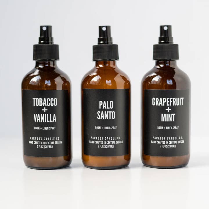 Paradox Candle Co. - Wholesale Room & Linen Spray - PALO SANTO ROOM AND LINEN SPRAY2