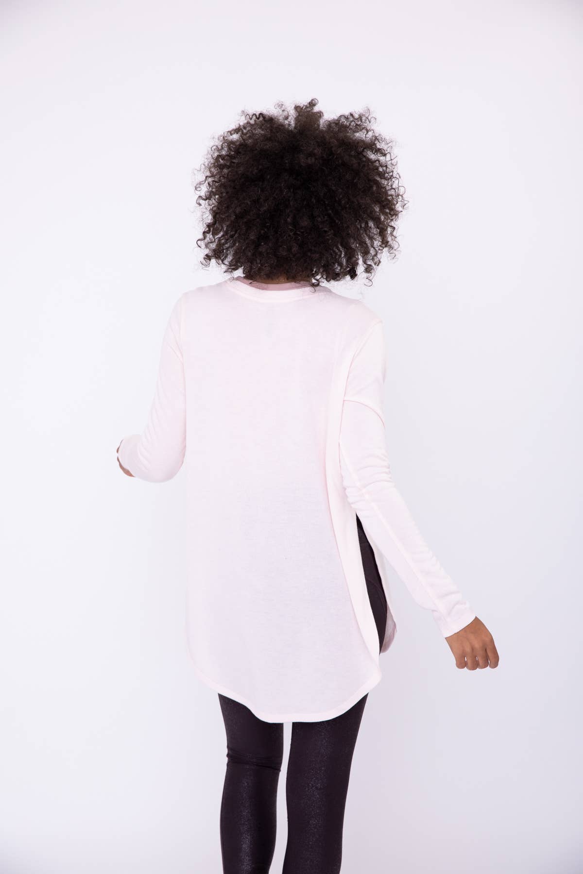 Mono B - Wholesale Tunic - Women's - Long Sleeve Flow Top with Side Slit29