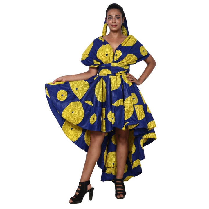 African Stars - Vente Robe – femme - Jupe/Robe Femme Style Multi-Port -- FI-313622