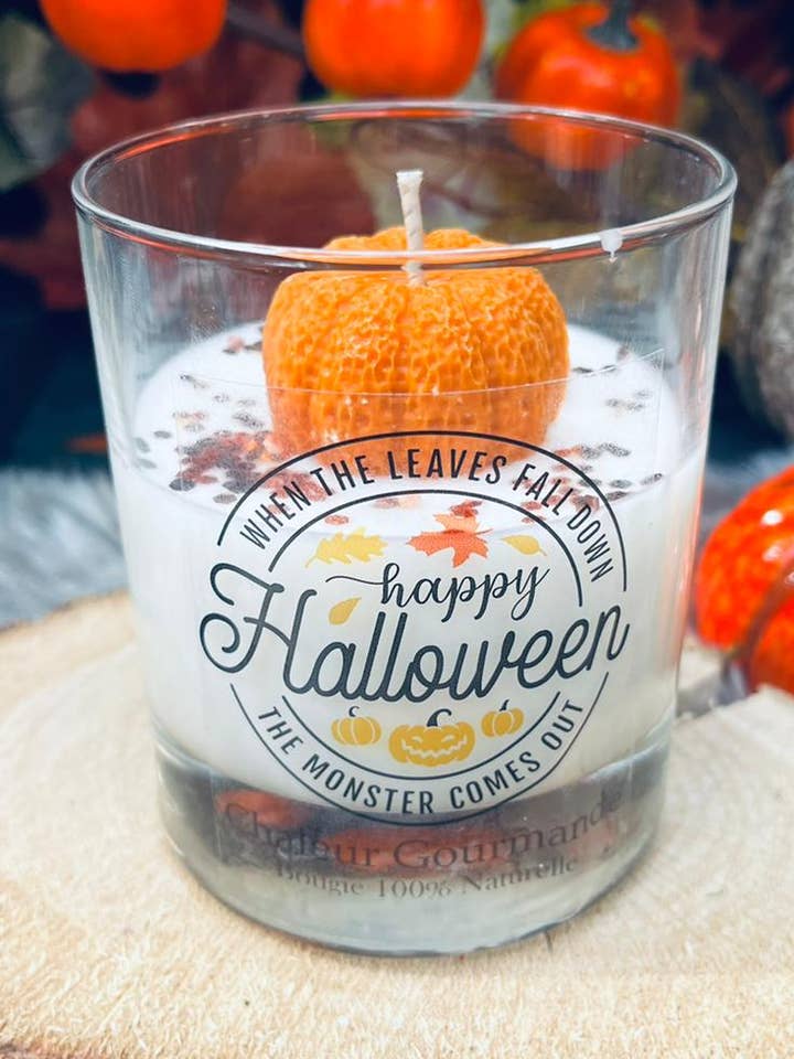 Pumpkin candle for wholesale by Chaleur Gourmande