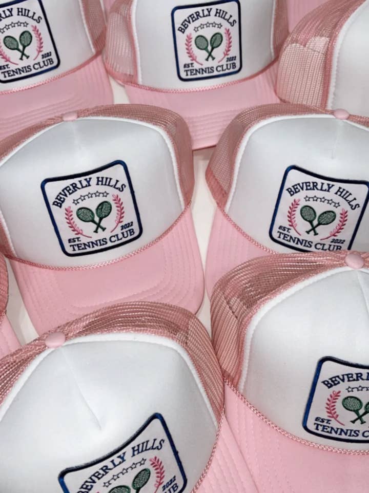 Beverly Hills Tennis Club Hat for wholesale by Madley