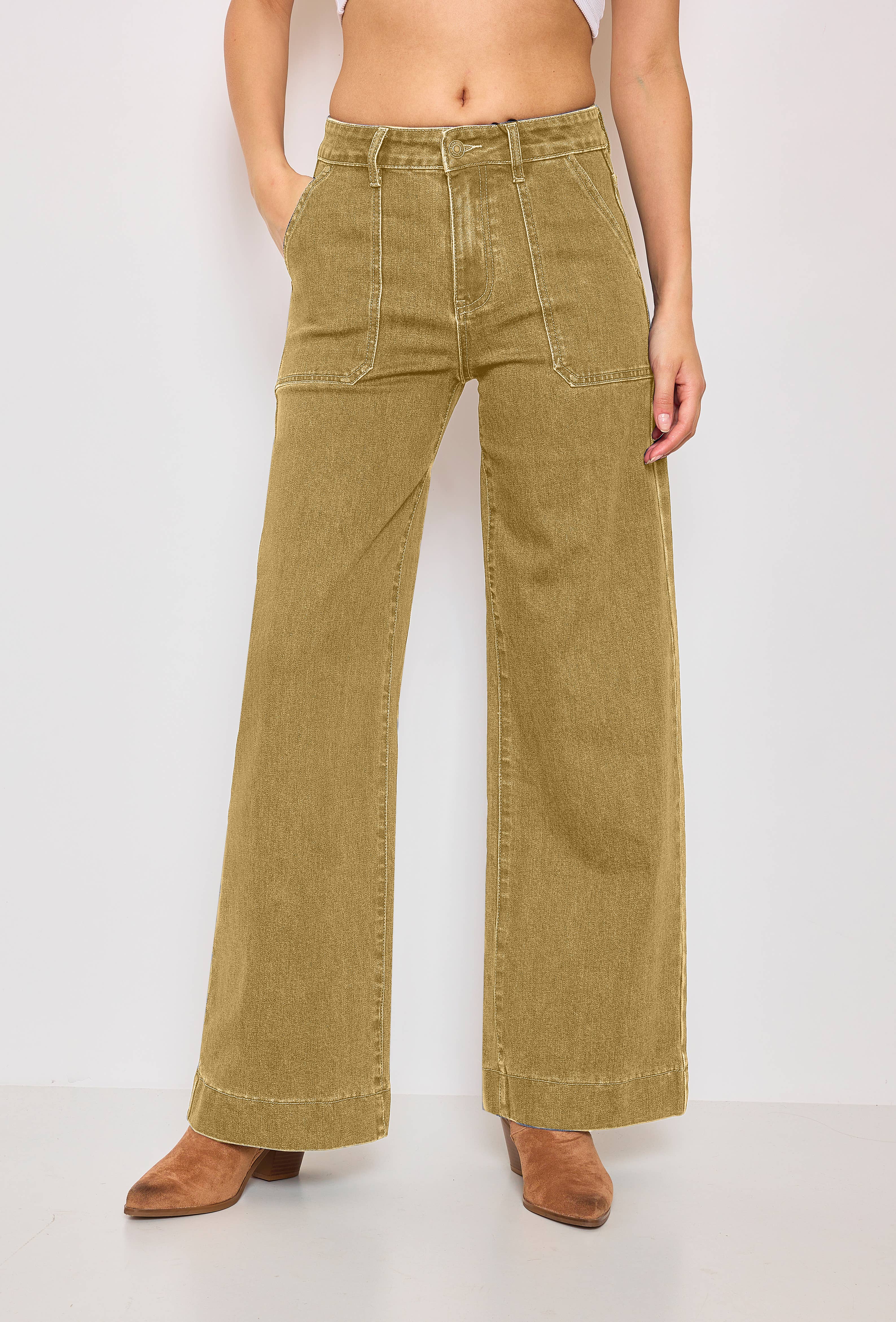SUNNY STUDIO - Wholesale Jeans - Women's - Jean wide with pockets7