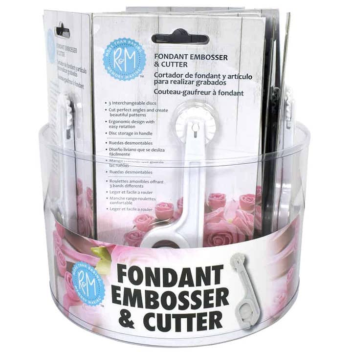 Embosseuse et découpeuse à fondant, 24 seaux pour la vente par R&M International