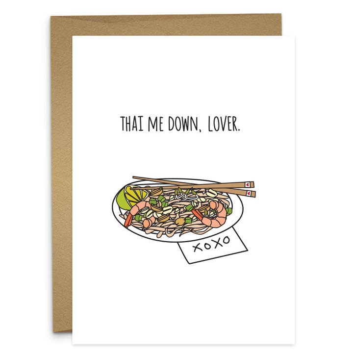 Cartão Thai Me Down por atacado de Humdrum Paper