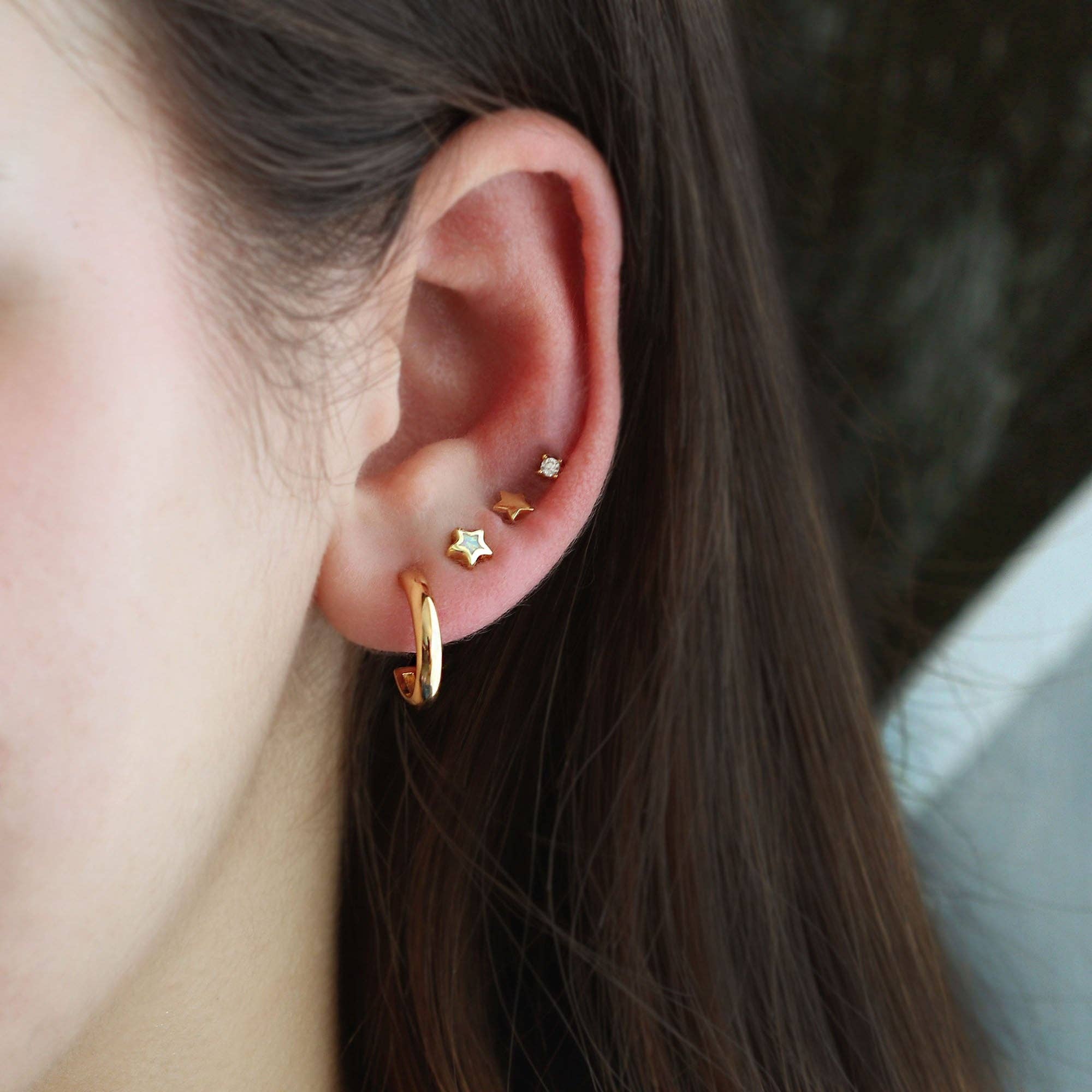 Kris Nations - Wholesale Stud/Post Earrings - Opal Star Stud Earrings1