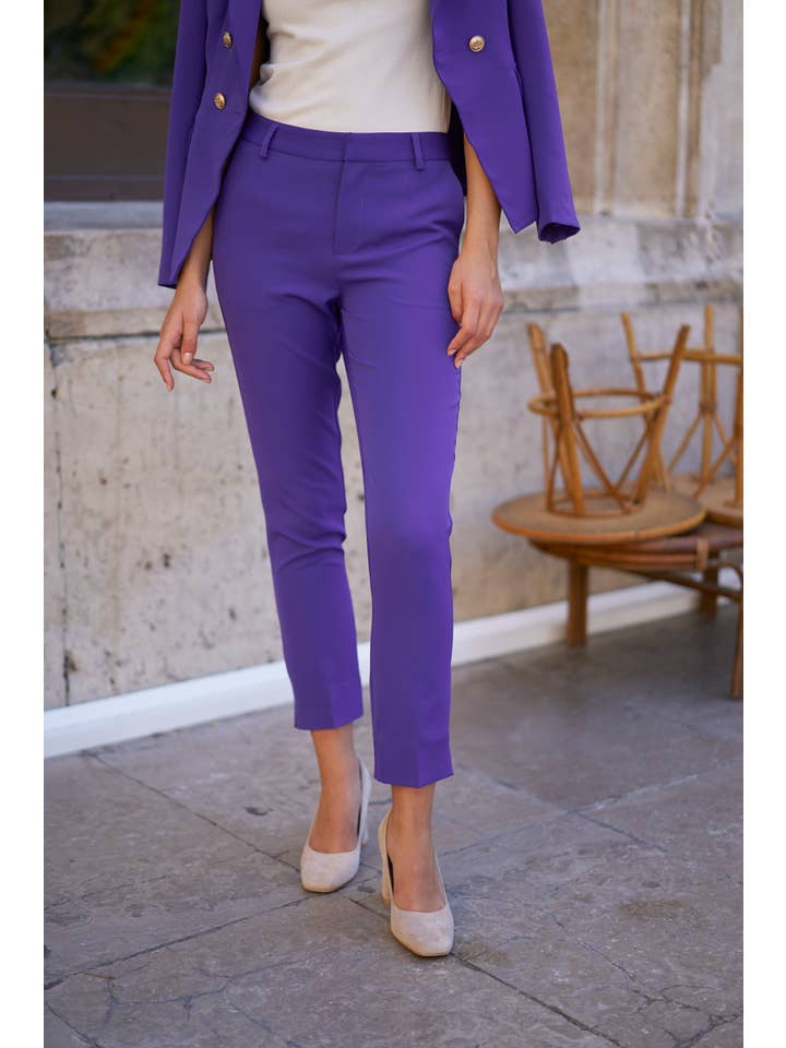 Attentif Paris - Wholesale Broek - Dames - Attentif Paris tijdloze high-waisted sigarettenbroek57