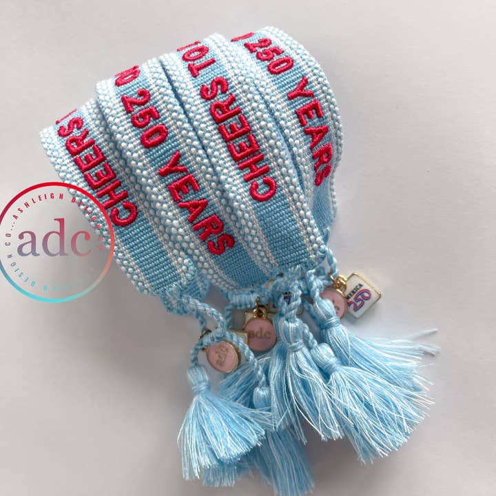 America250🇺🇸 SKÅL FÖR 250 ÅR Armband för wholesale av AshleighDesignCo