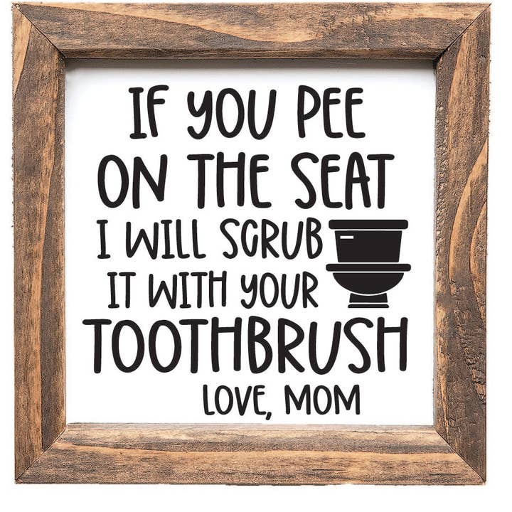 If You Pee On The Seat Funny Bathroom Sign and other Purchase Wholesale pee pee teepee. Free Returns & Net 60 Terms on Faire trending on Faire.