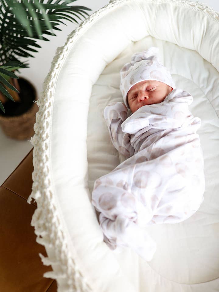 Gaia Baby Goods – wholesale Pyjamasset - Barn – Ekologisk bomull Baby/Småbarnspyjamas i Luna Moon Print1