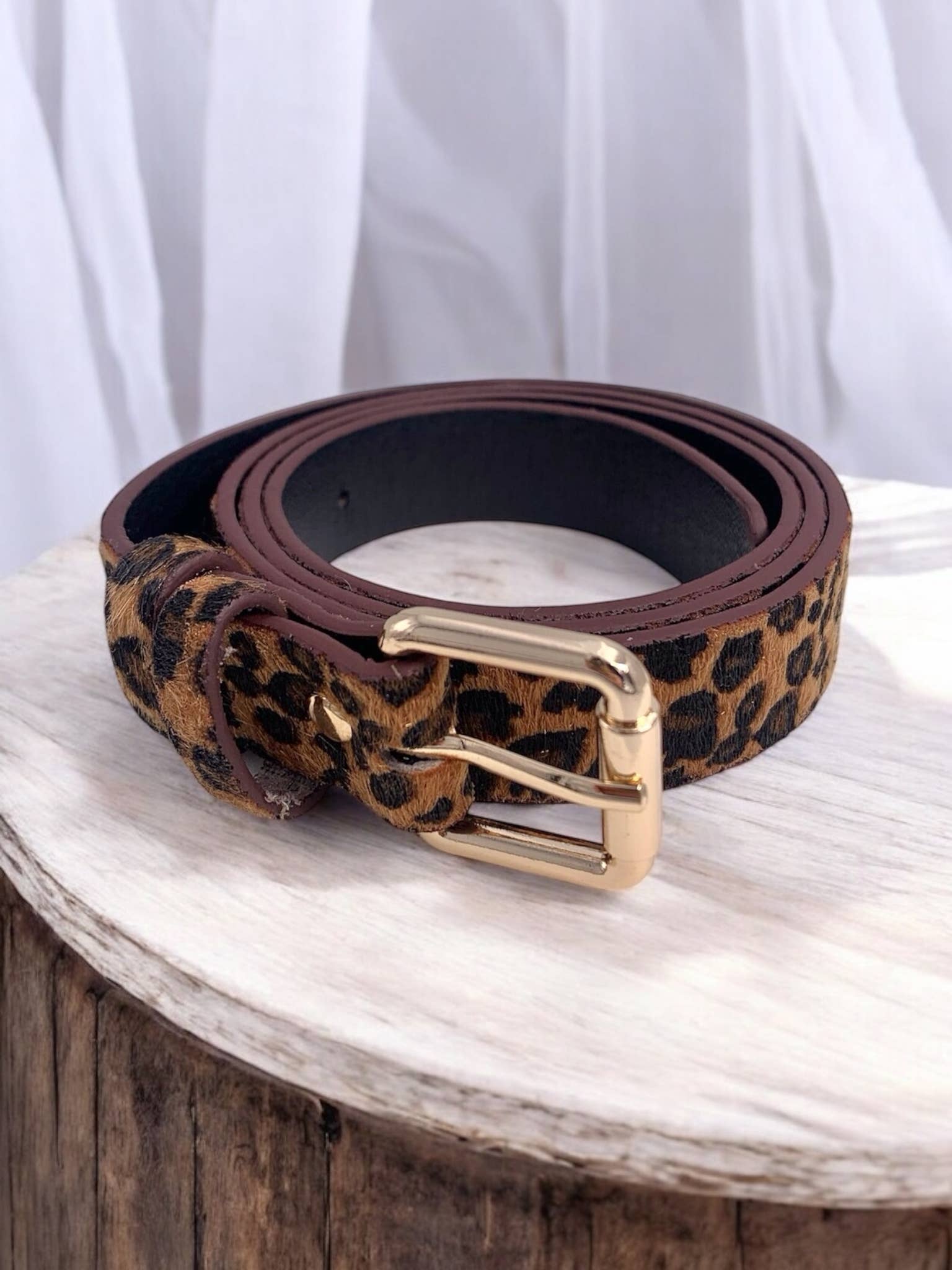 BYREN | ÉLINE L'ATELIER - Vente Ceinture – femme - Ceinture léopard CT040