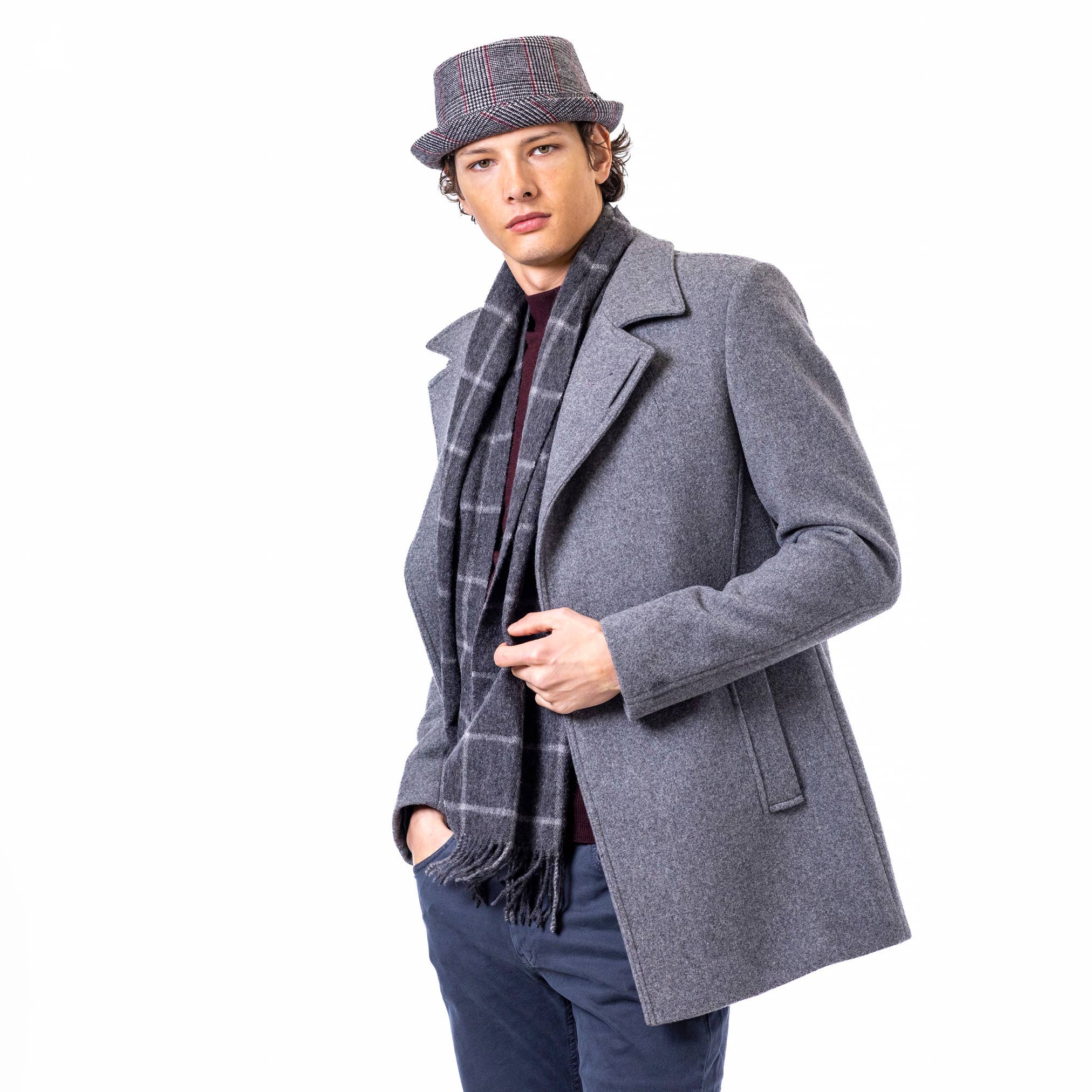 Heritage Traditions – Großhandel Schal – Herren – Karierter Schal aus reiner Wolle37