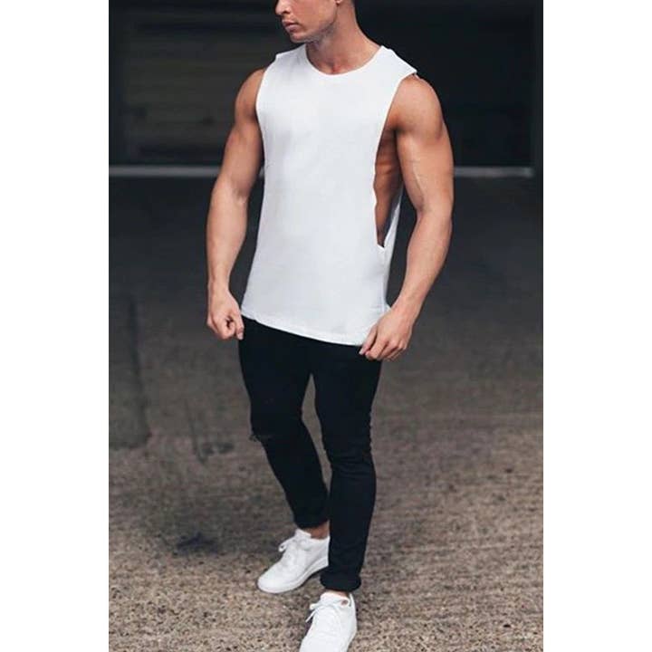 Paperdoll - Wholesale Tank top – Men's - Gym Fitness Workout Cotton Sleeveless Shirt13