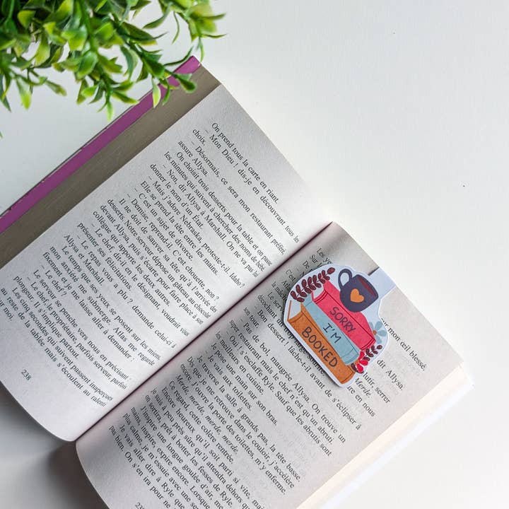 Avril & Novembre - Wholesale Bookmark - Magnetic Bookmark - Sorry I'm Booked2