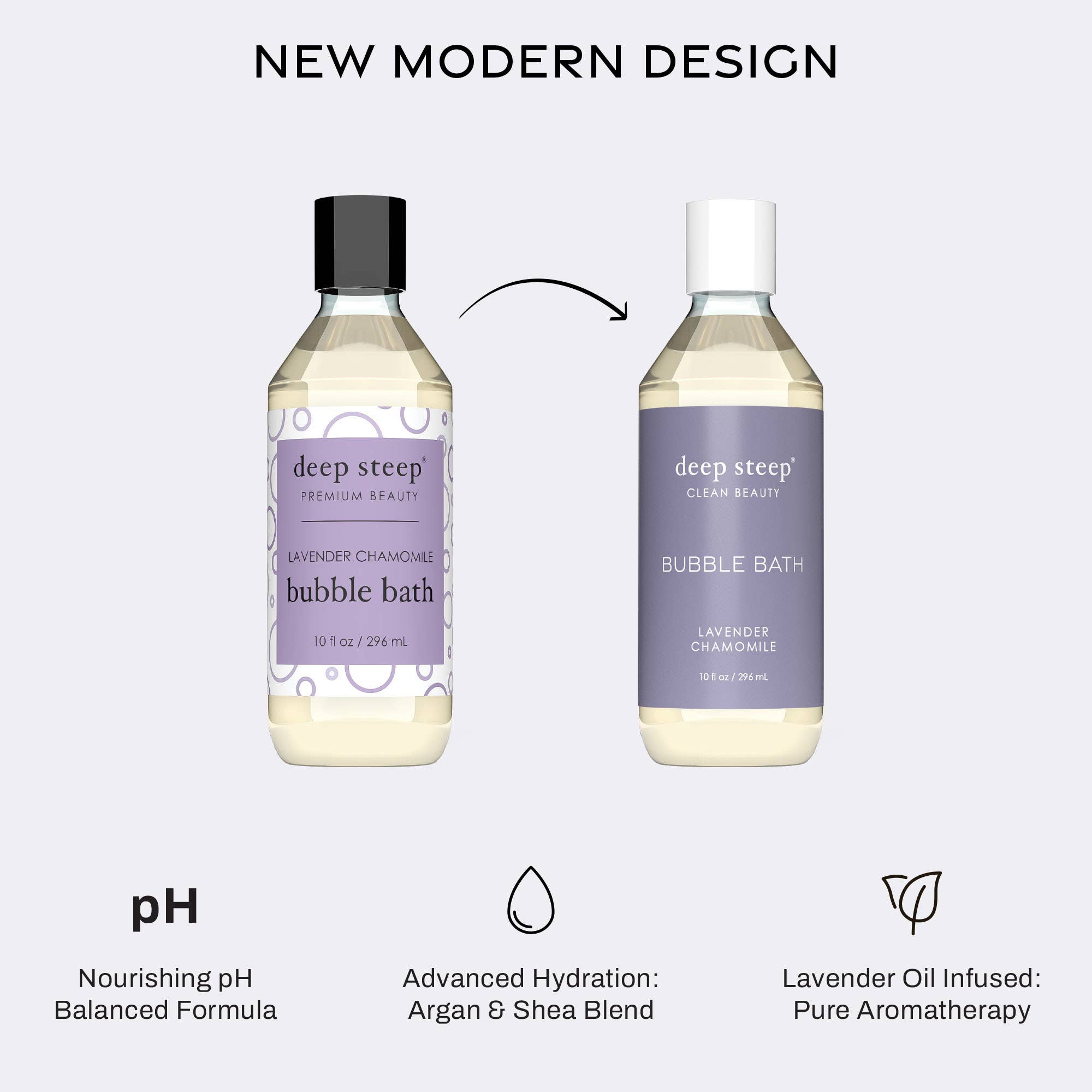 Deep Steep Clean Beauty - Wholesale Bubble Bath - Bubble Bath - Lavender Chamomile 10oz2