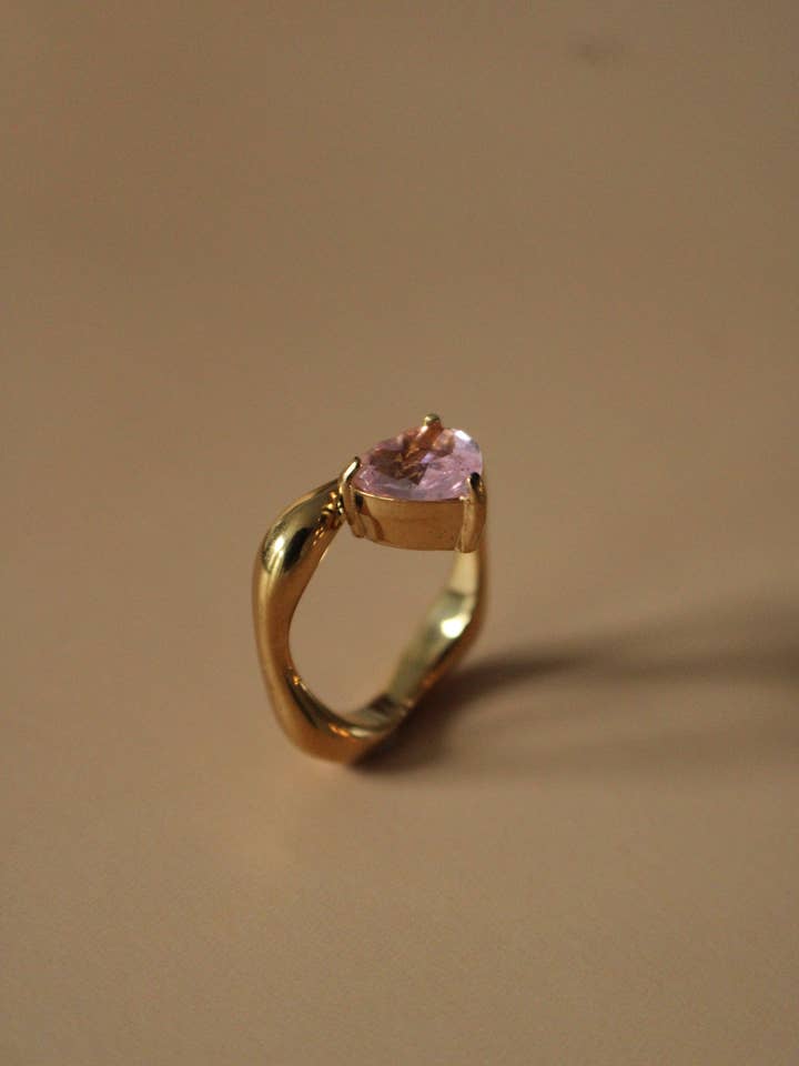 Pink Romy Ring for wholesale by 24th & Gold