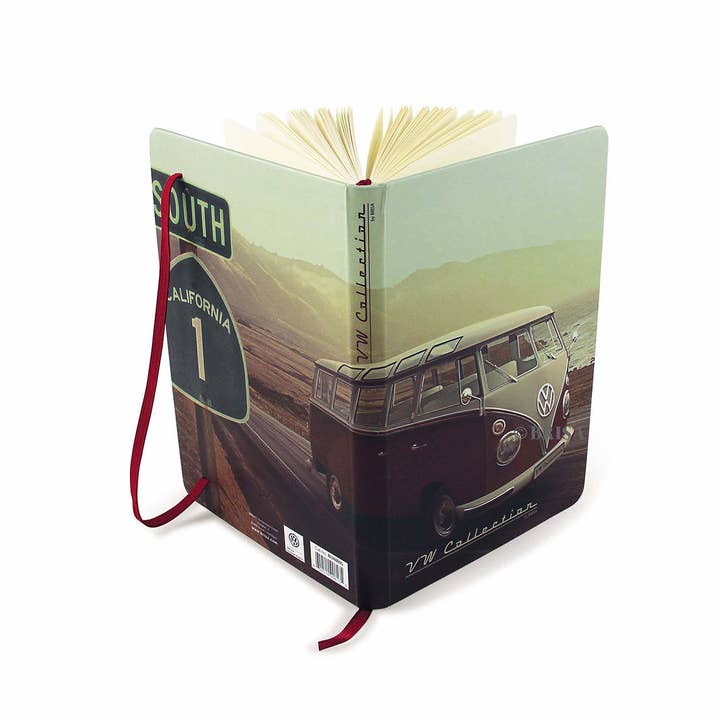 VW T1 Bus Paper Notebook Journal, A5, lined - Highway 1 for wholesale by VW Collection by BRISA