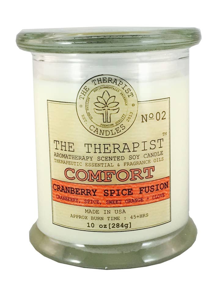 No 2 Cranberry Spice Fusion Candle for wholesale by The Therapist Essentials™