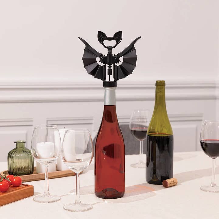 OTOTO - Wholesale Bottle/Wine Opener - Vino Spooky Bat - Wine & Beer Opener - Halloween Gifts1