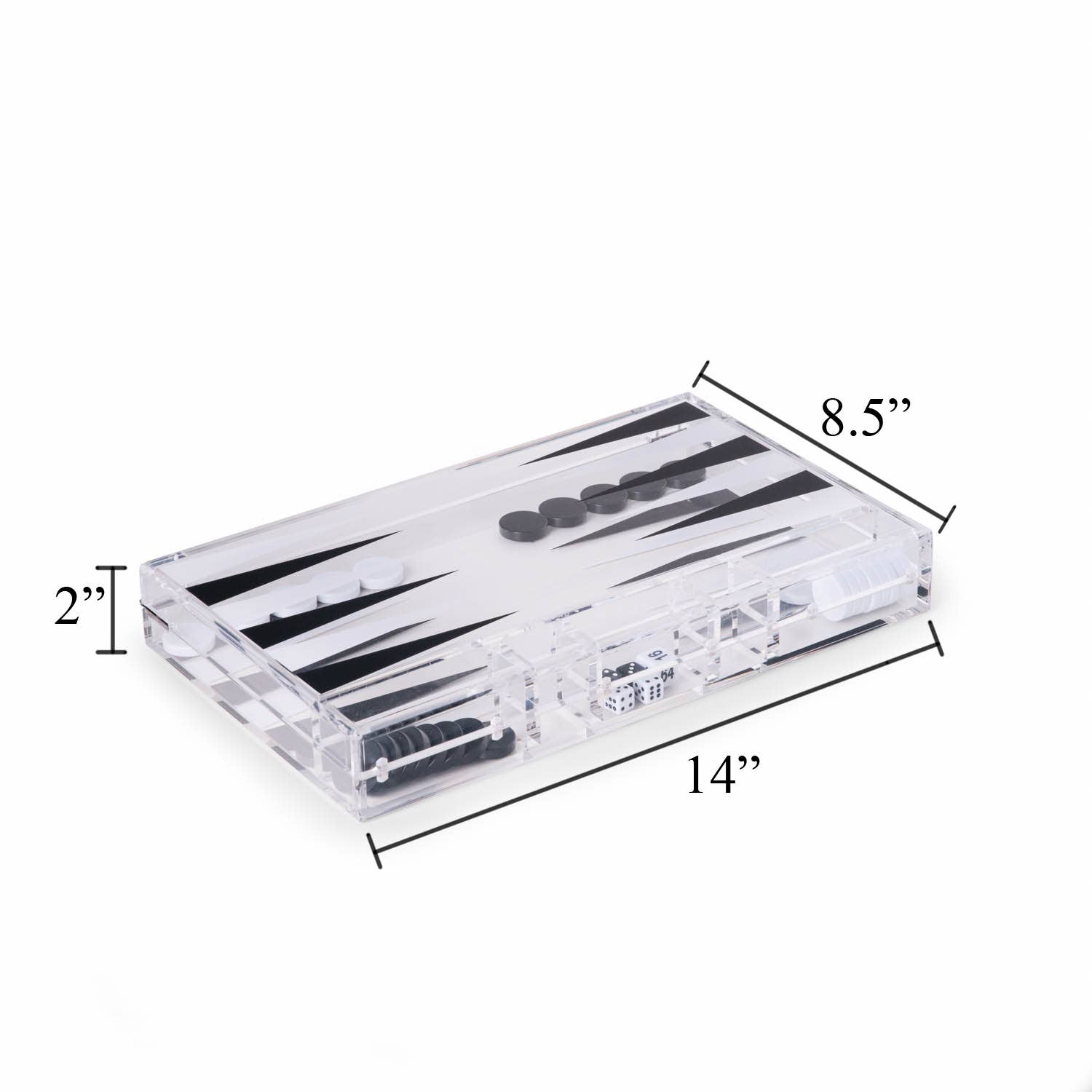 BeyBerk International - Wholesale Board Game - Acrylic Backgammon Set11