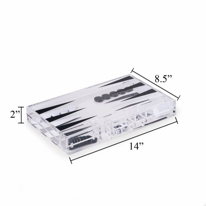BeyBerk International - Wholesale Board Game - Acrylic Backgammon Set11