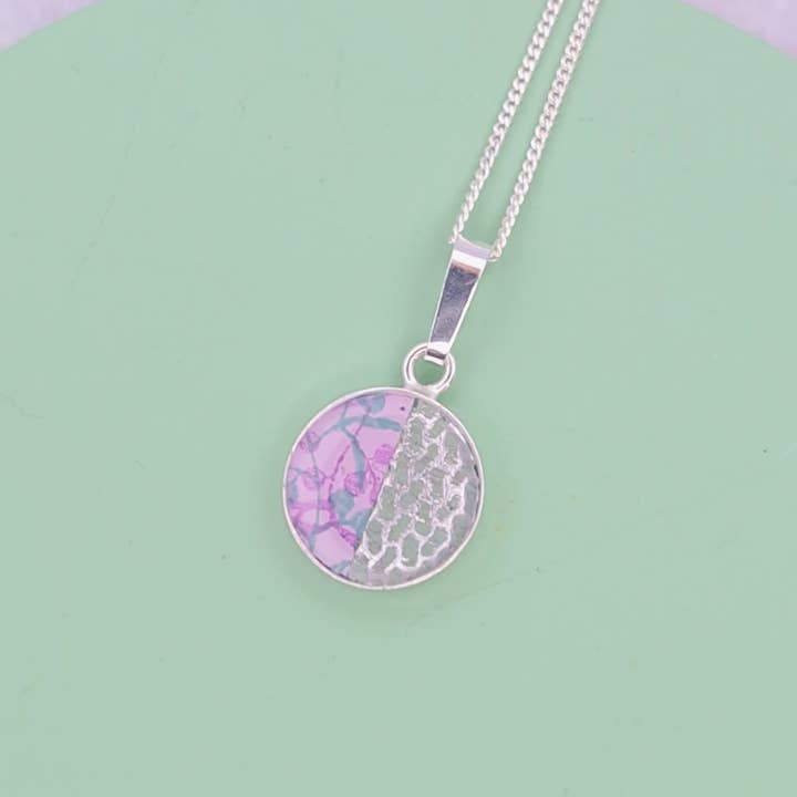 Dot Pendant - Purple Haze for wholesale by Circle & Dash