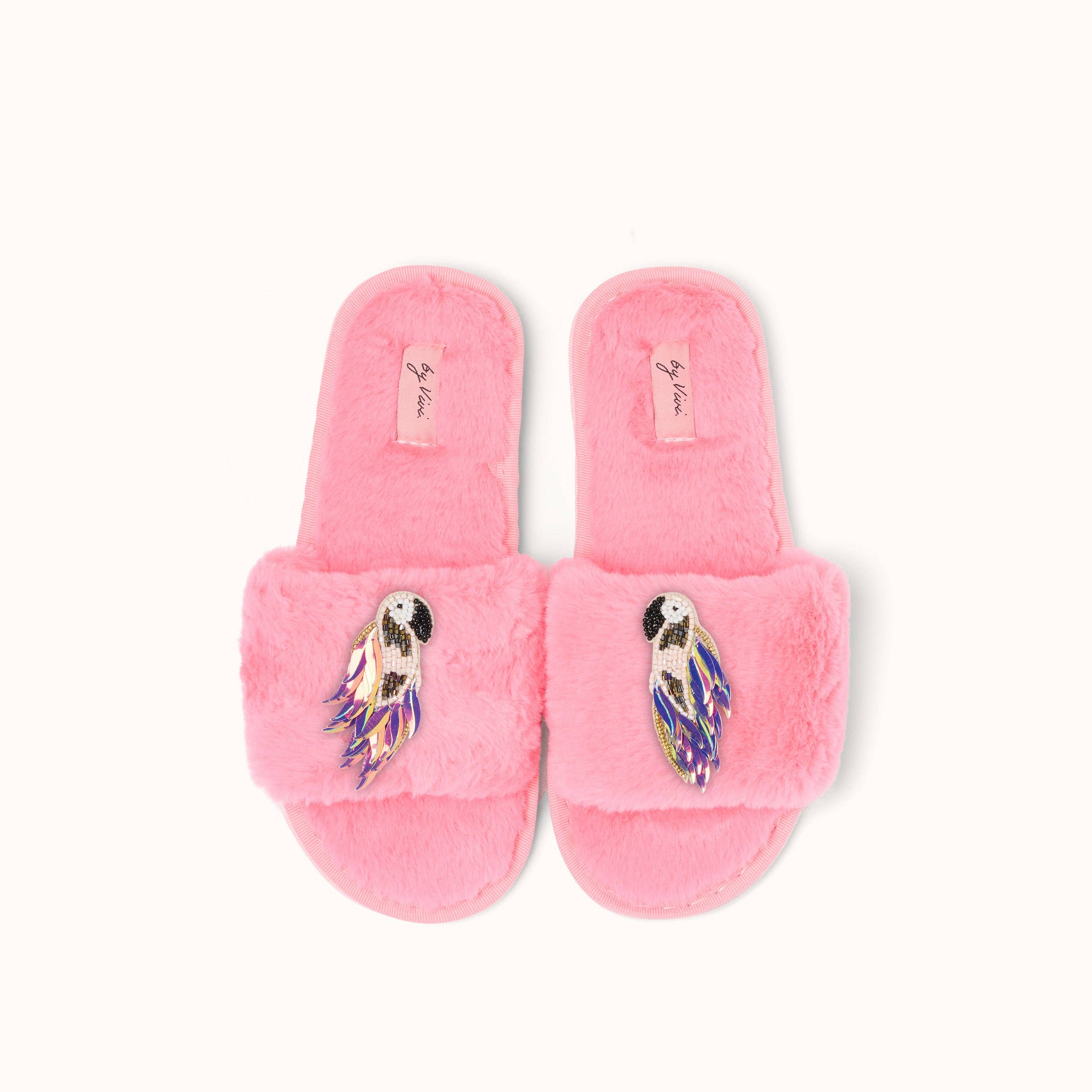 by Vivi. – wholesale Brooch – Broschenpaar für Slipper:  Papagei2